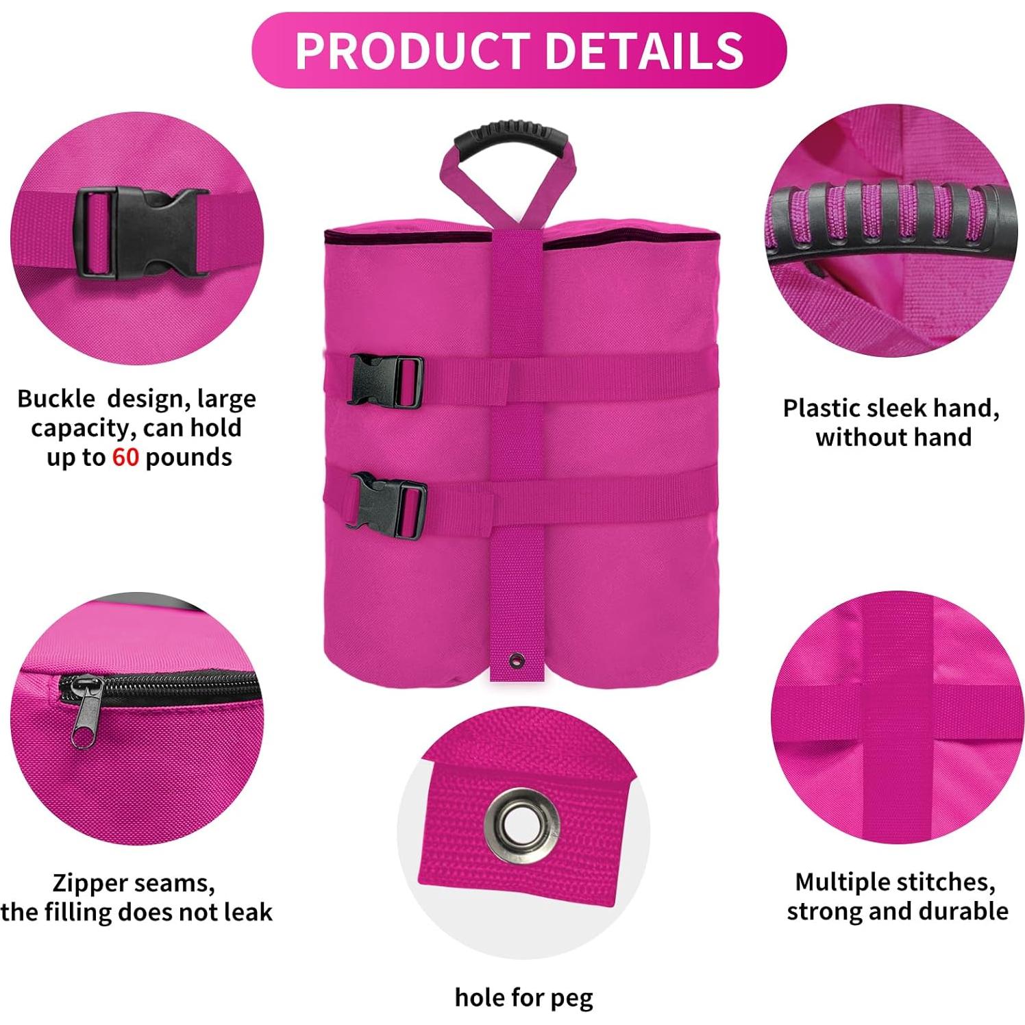 Juego de 4 bolsas de peso Jorohiker 1680D para toldo