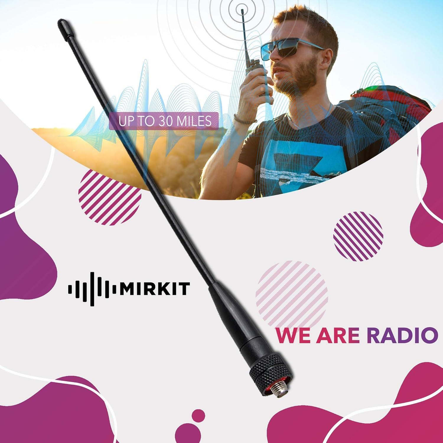 Antena SMA Femenina Mirkit MP-701 21 cm VHF/UHF 50W