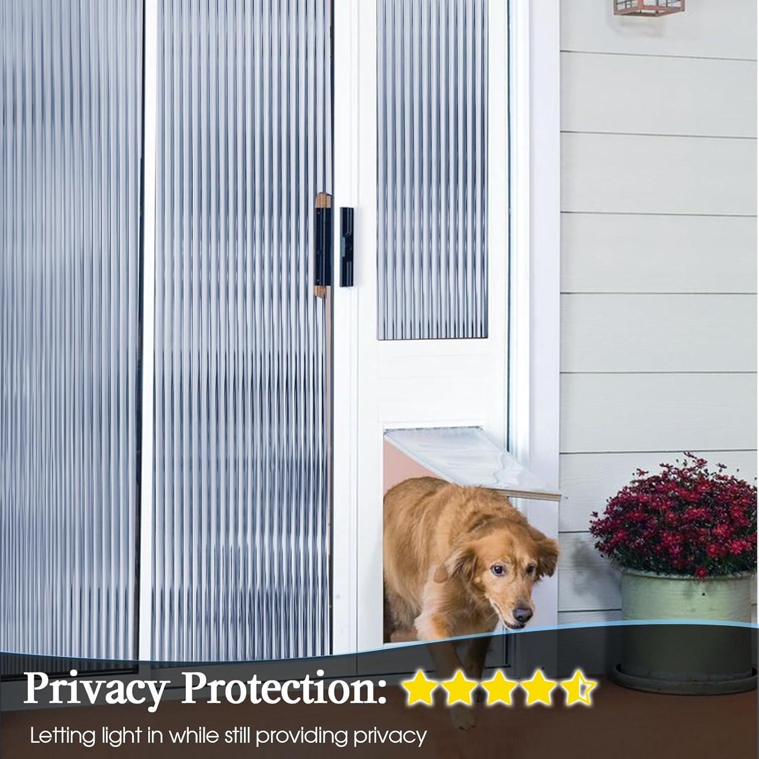 Película de Privacidad Windimiley 3D Azul 44.5x199.9cm