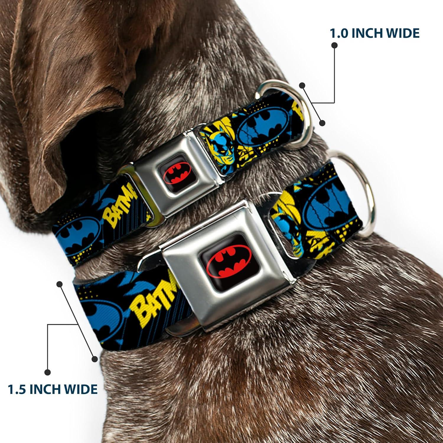 Collar para Perro Buckle-Down DC Comics Batman 40-58 cm