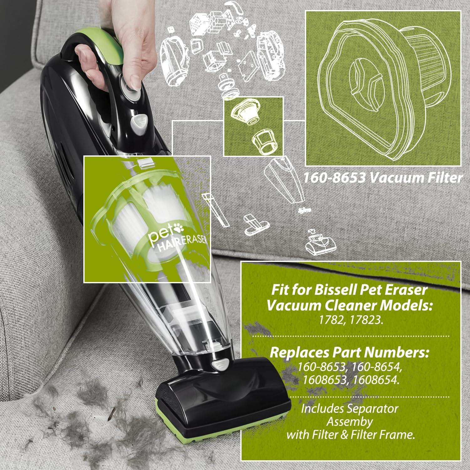 Filtro de Reemplazo HASMX para Aspiradora Bissell Pet Hair Eraser