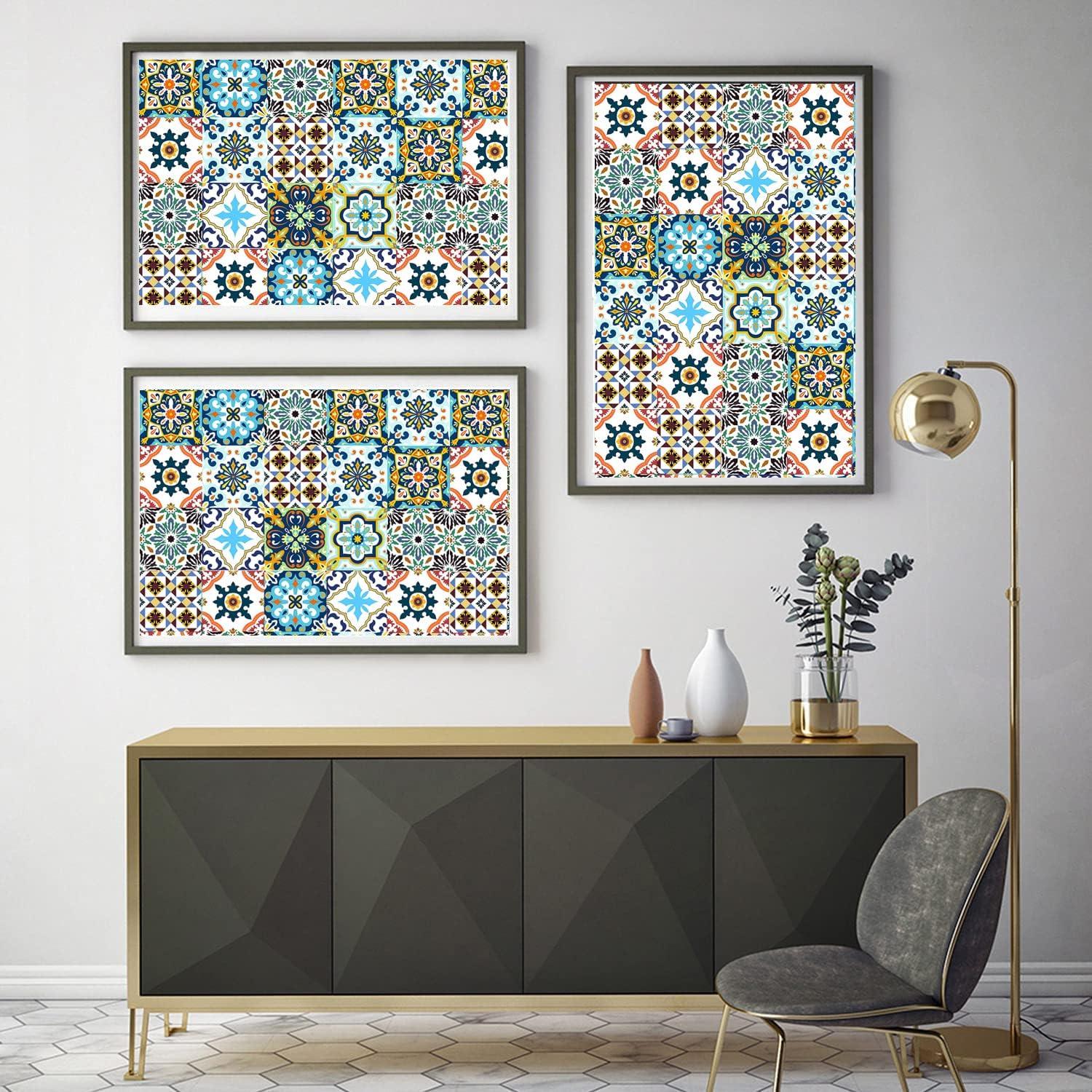 25 Calcomanías Decorativas Didauser 10x10cm Vinilo Impermeable