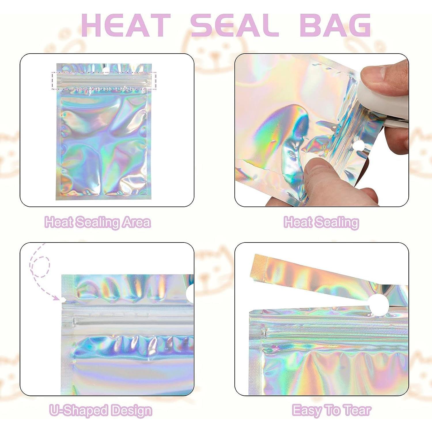 Bolsas Reseñables Holográficas GSXRB 100 Unidades 7x22cm