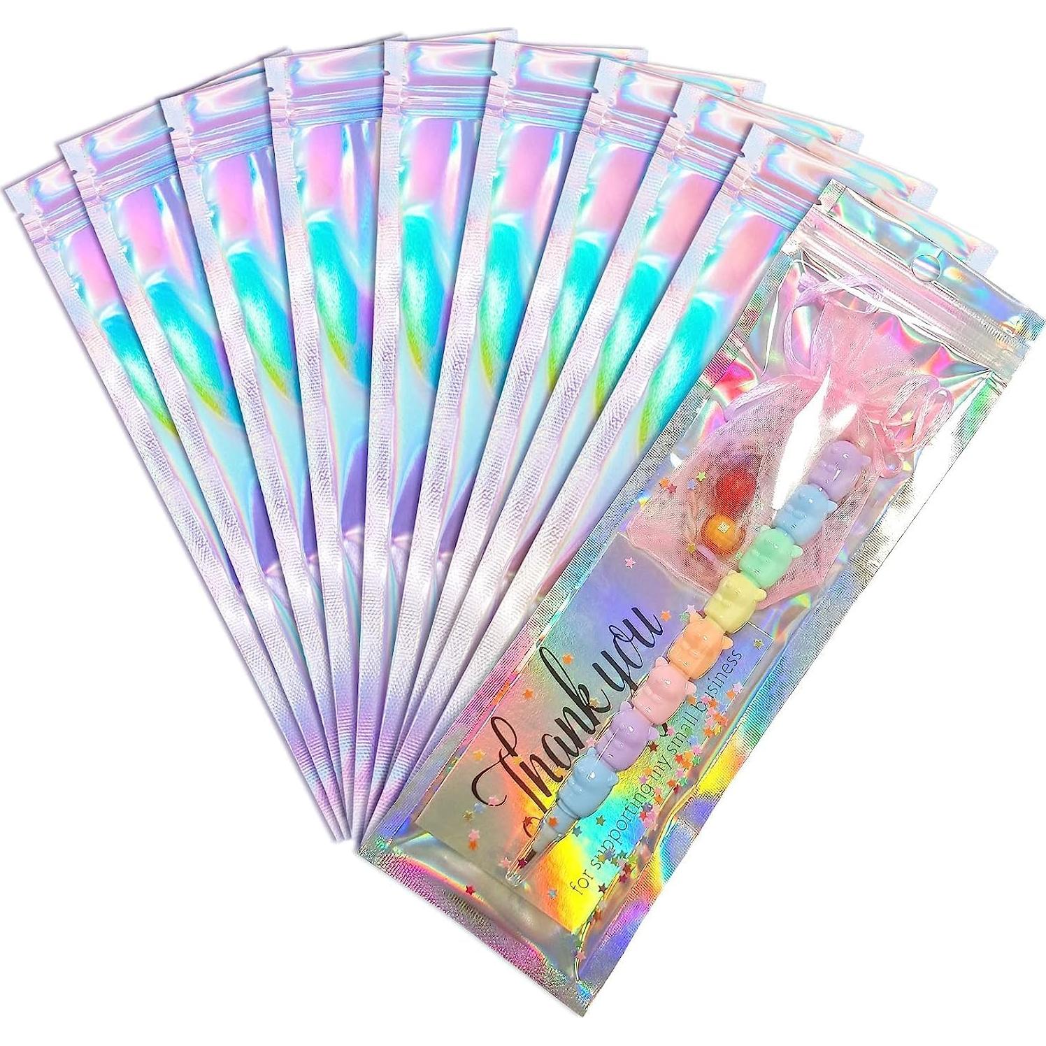 Bolsas Reseñables Holográficas GSXRB 100 Unidades 7x22cm