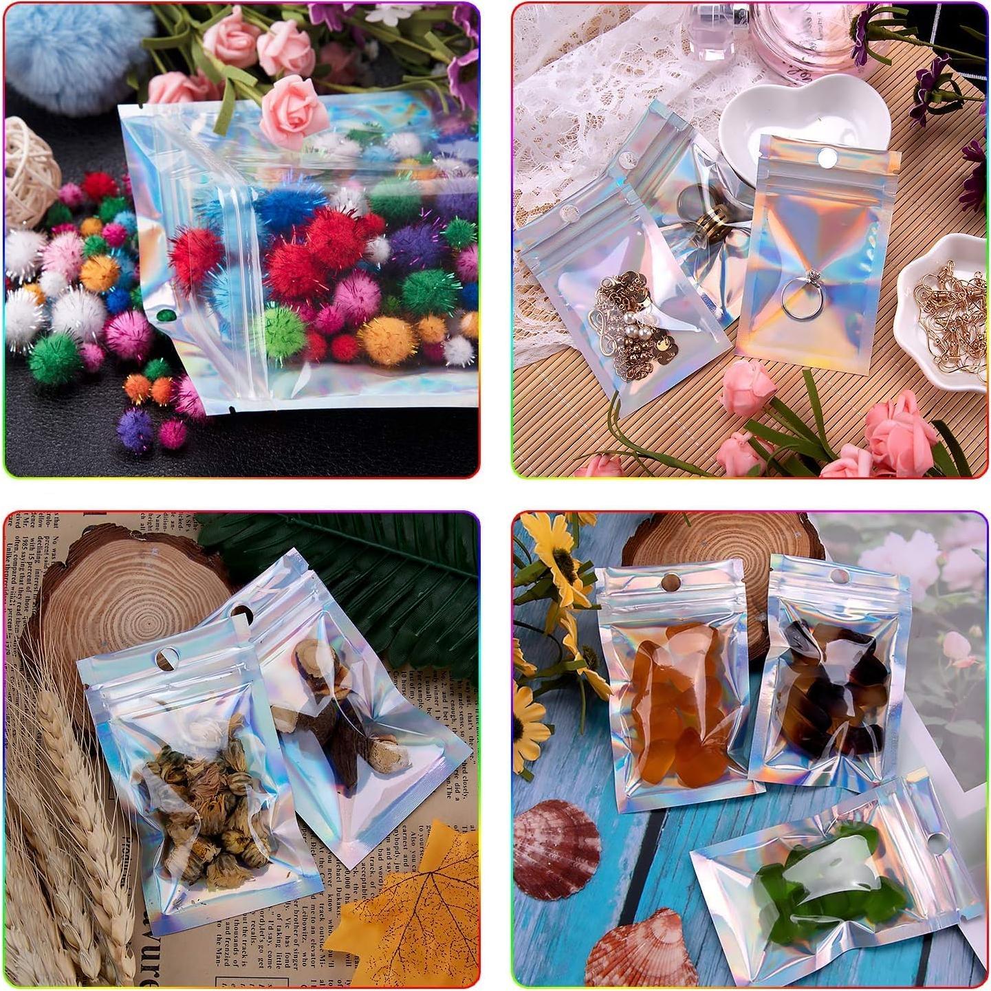 Bolsas Reseñables Holográficas GSXRB 100 Unidades 7x22cm