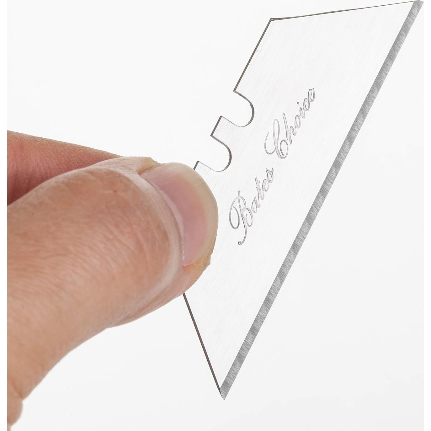 Cuchillas Utility Bates Choice - Paquete de 40 - Acero Aleado