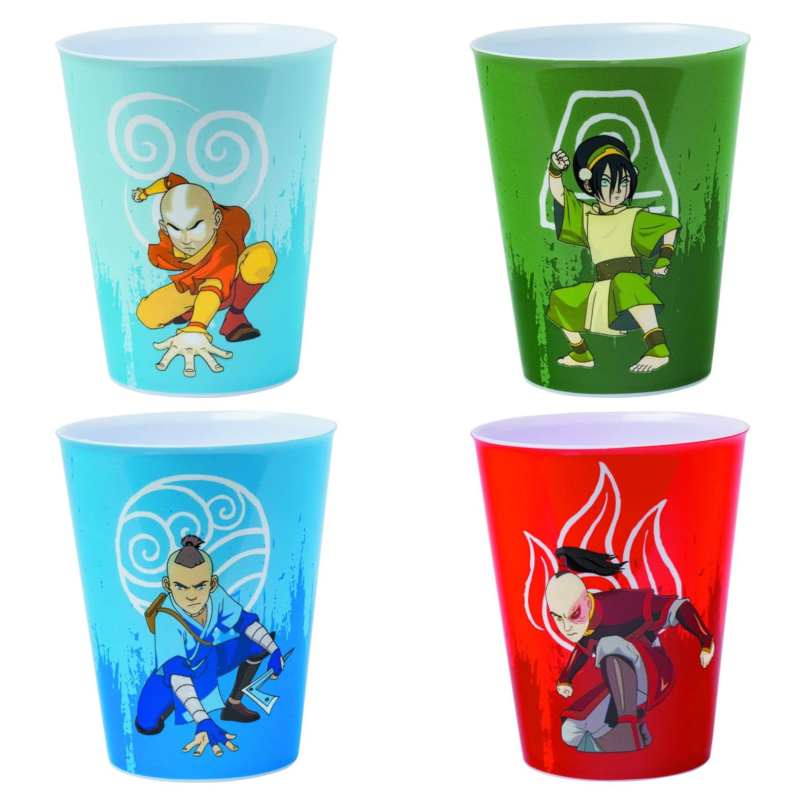 Conjunto de 4 Mini Tazas de Plástico Silver Buffalo Avatar