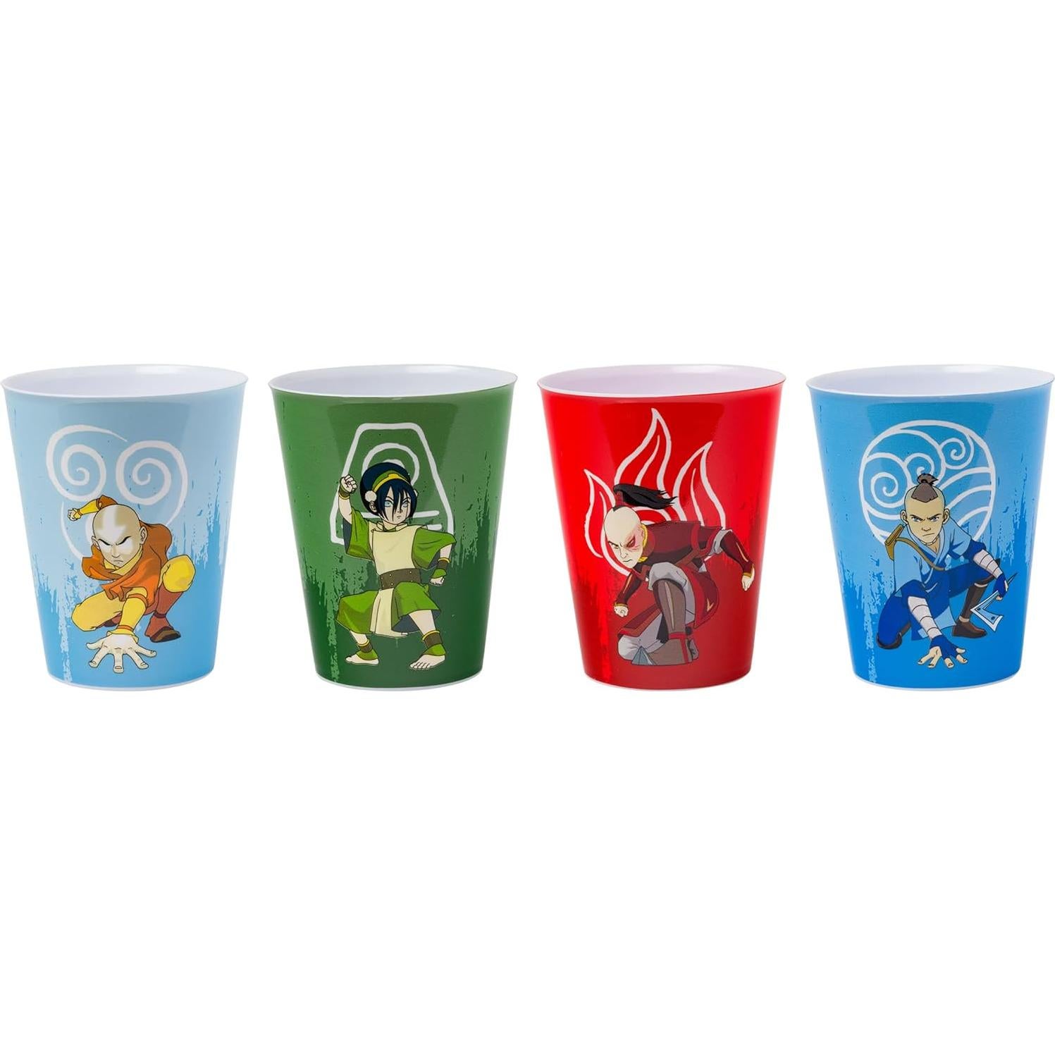 Conjunto de 4 Mini Tazas de Plástico Silver Buffalo Avatar