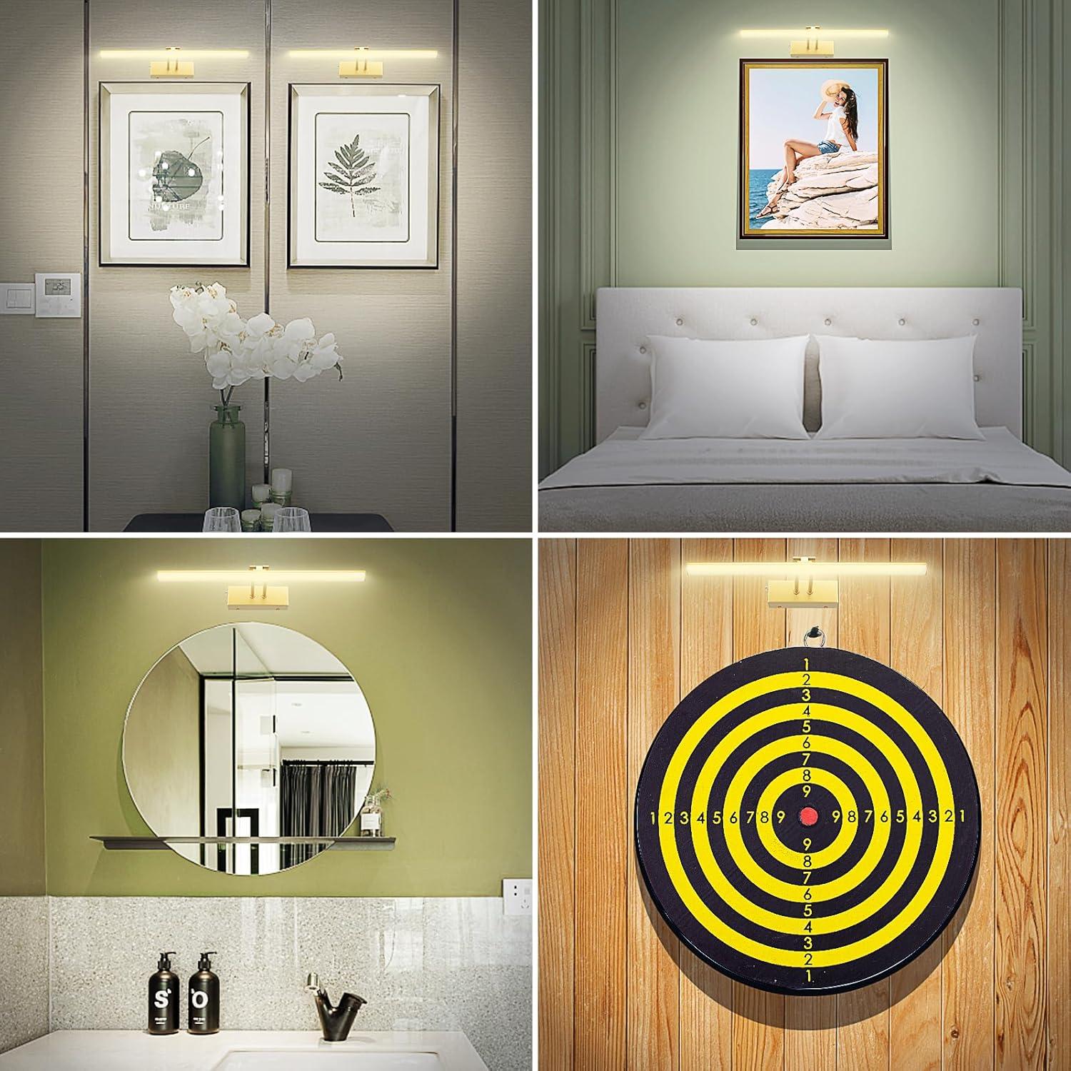 Luz de Imagen Inalámbrica JT 16" Oro con Control Remoto