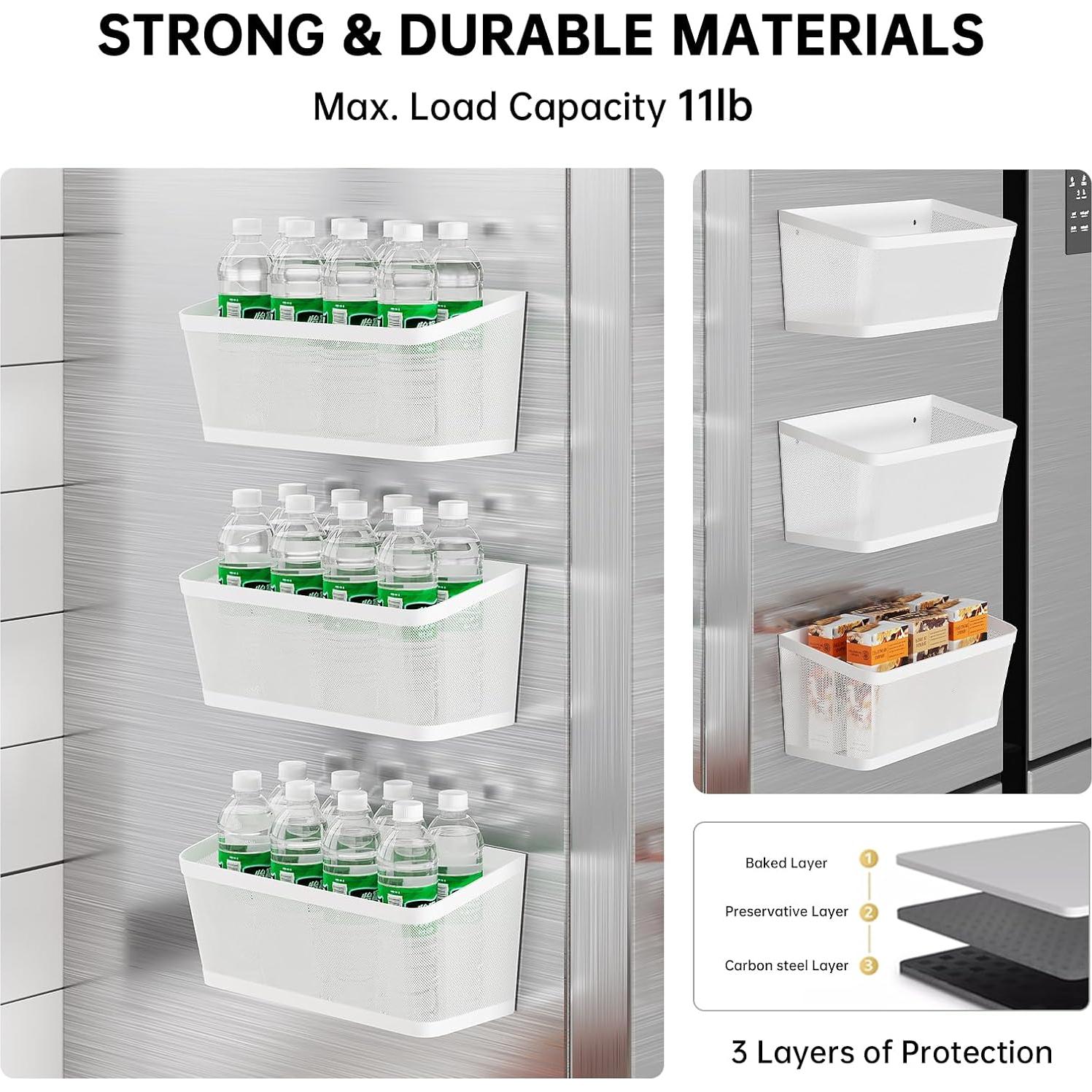 Estante Magnético Colgante WOCHUANGSI Blanco 27.4x12.9cm