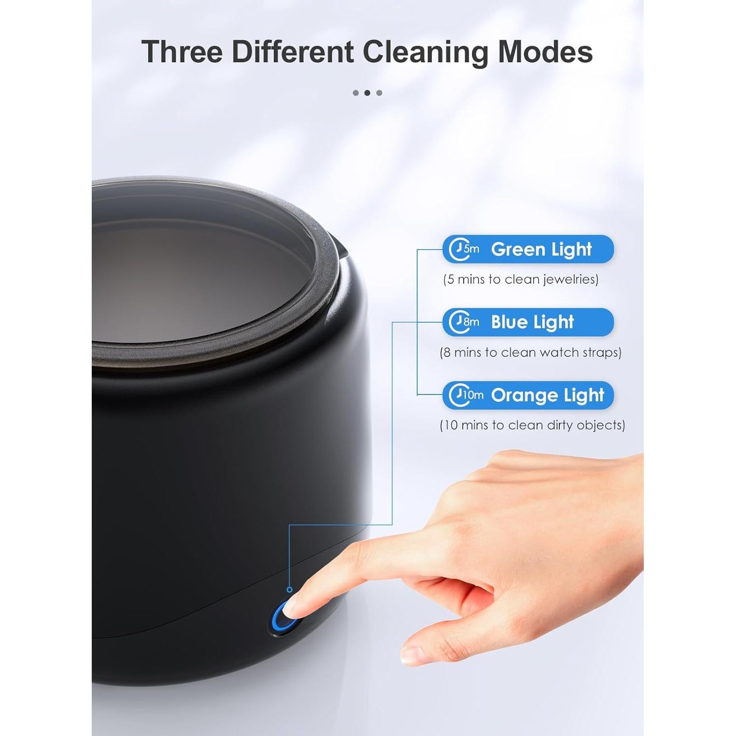 Limpiadora Ultrasónica RELEXNOW 230ml para Joyería y Dentaduras