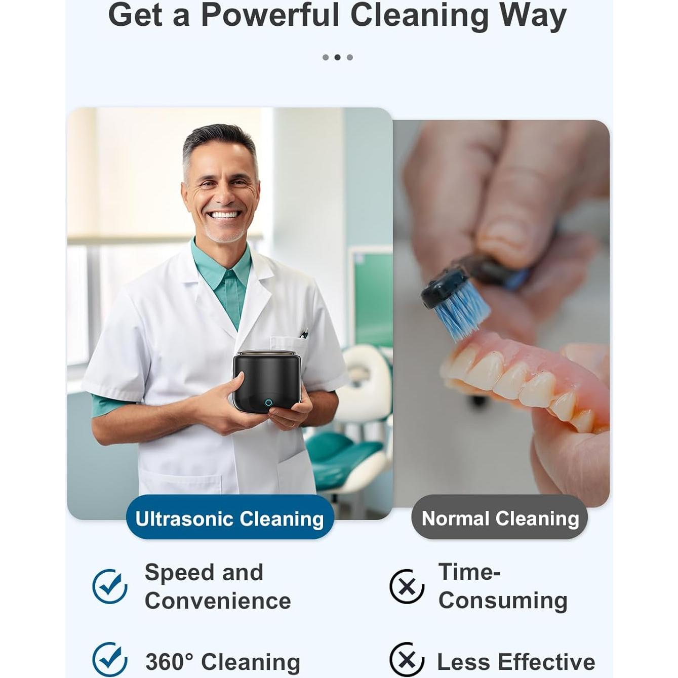 Limpiadora Ultrasónica RELEXNOW 230ml para Joyería y Dentaduras