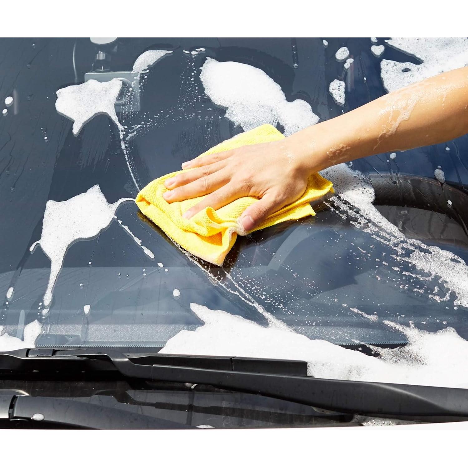 Paños de limpieza de microfibra Amazon Basics, 36 unidades, 40x30 cm