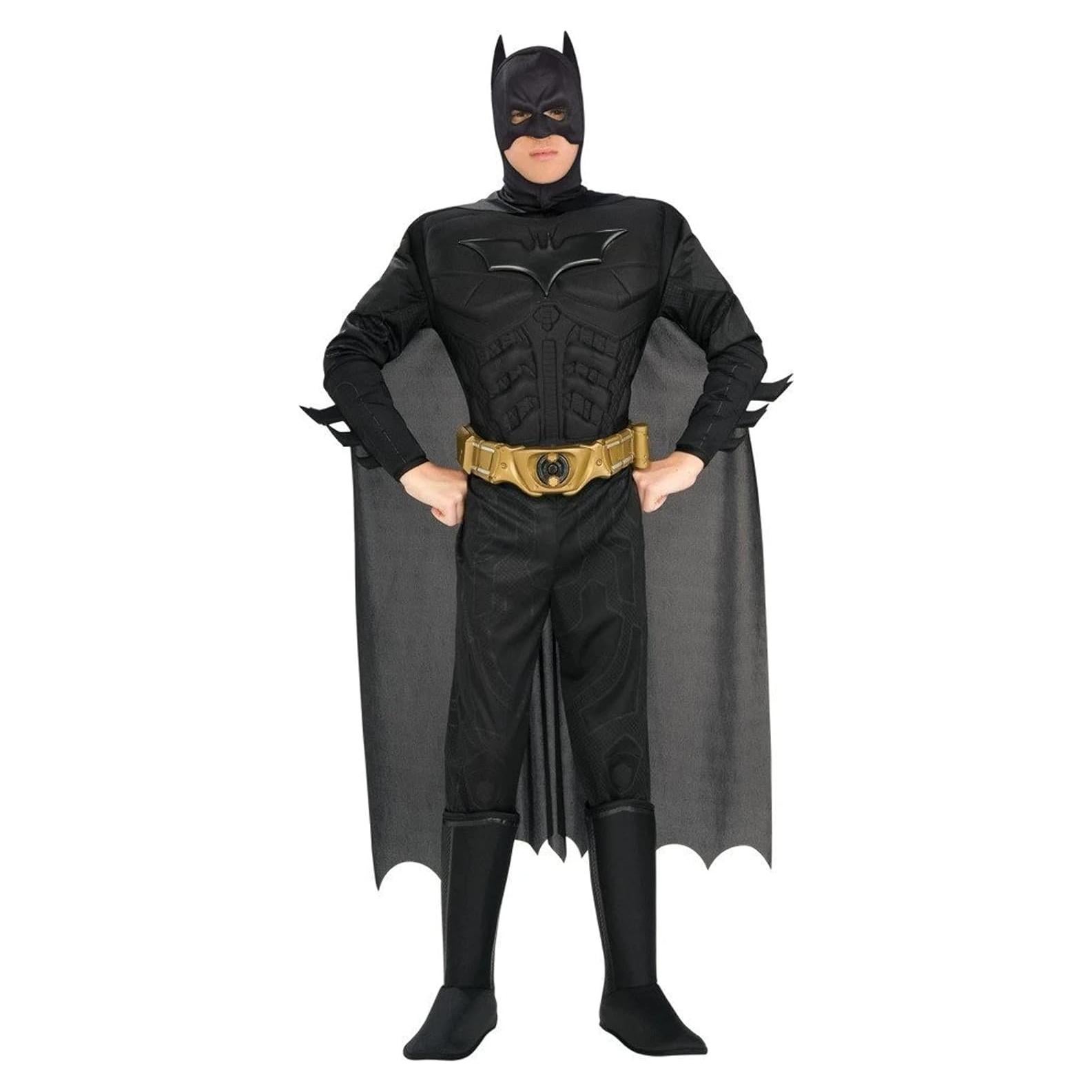Traje de Batman Deluxe Rubies con pecho musculoso XL
