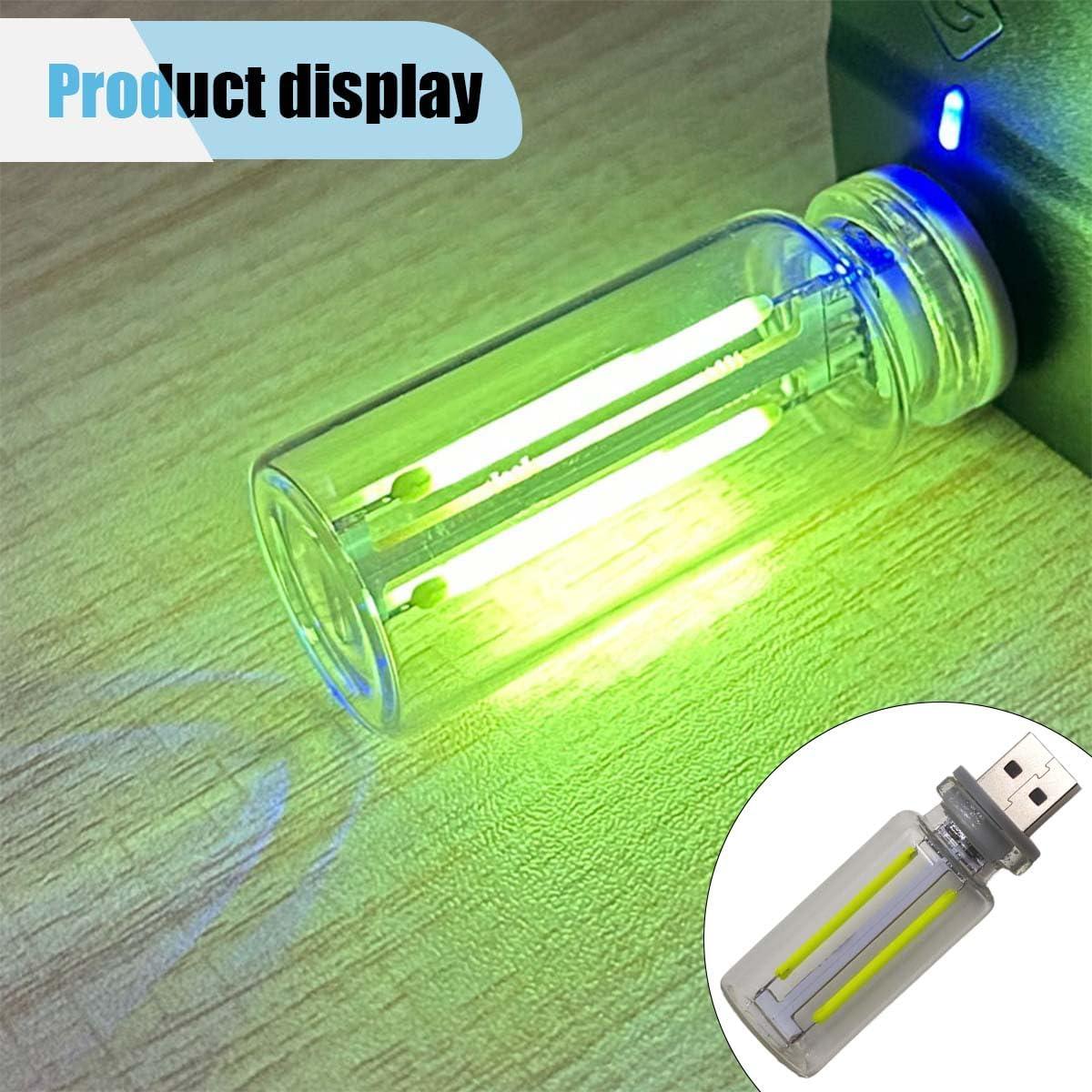 Luz LED de Ambiente Interior KITUREK USB Verde 6.37cm