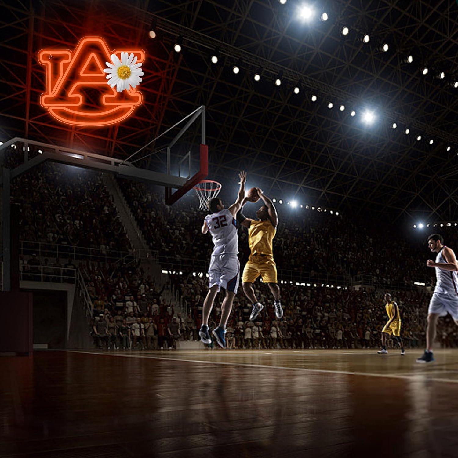 Letrero de Neón Universitario LED FTMGGDG 35.1x30 cm Naranja