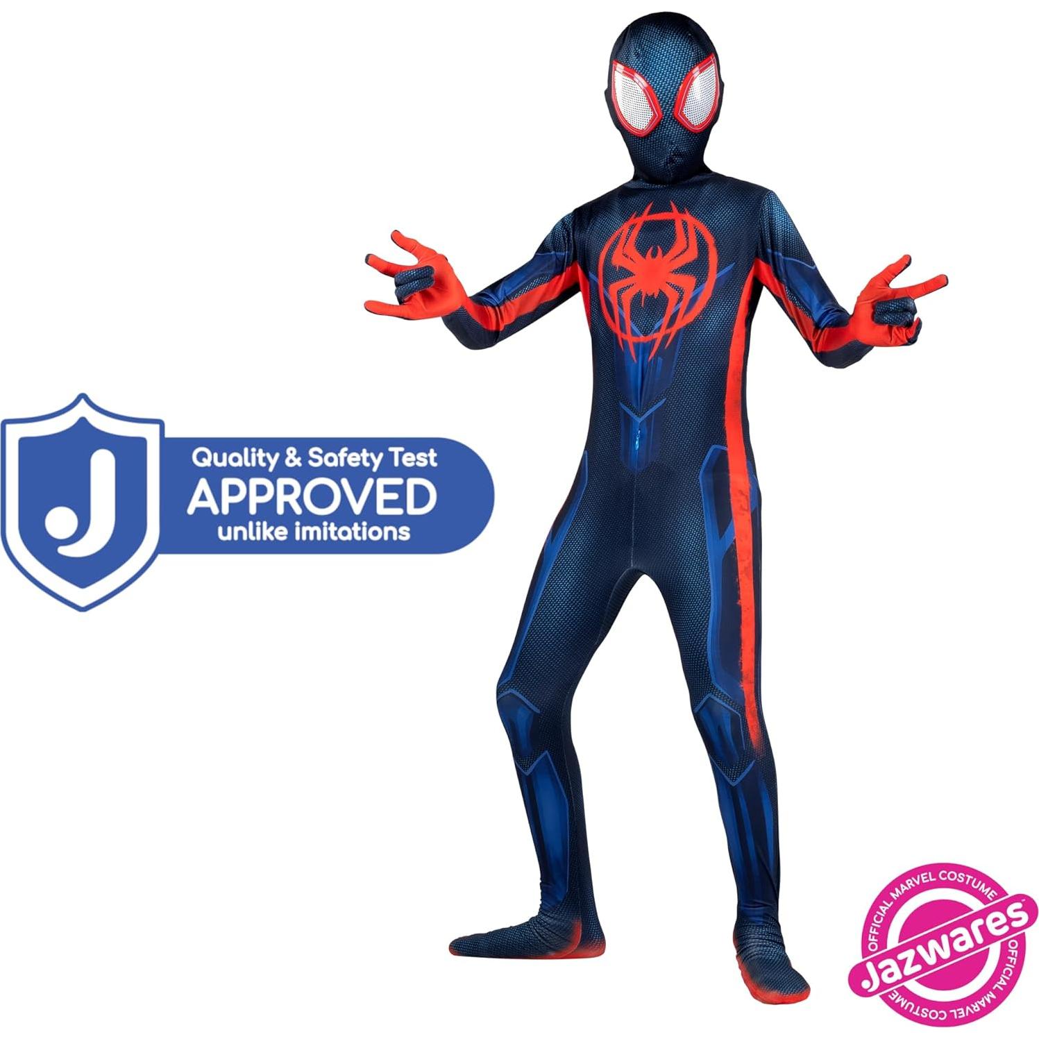 Traje Zentai Oficial Marvel Miles Morales Juvenil Deluxe
