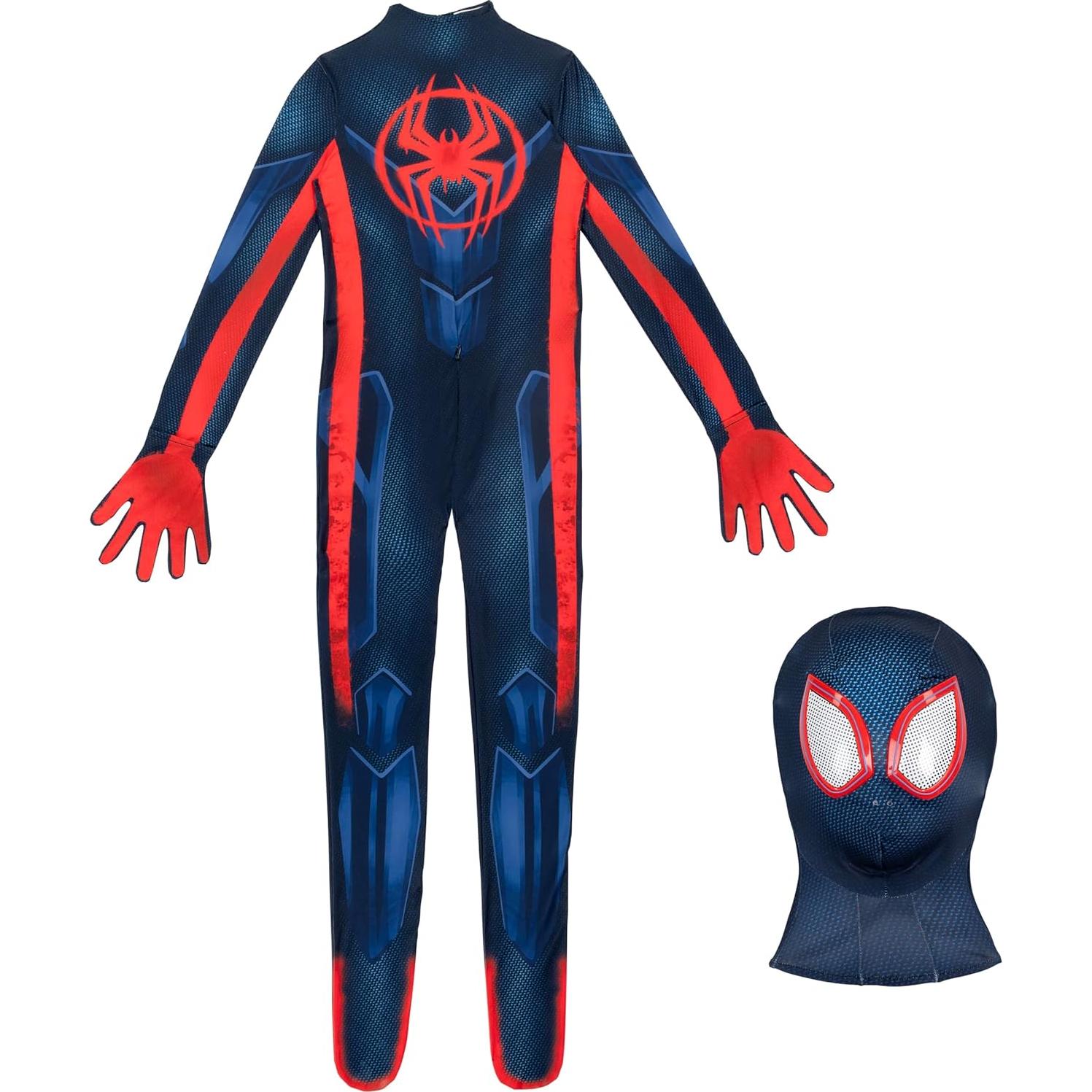 Traje Zentai Oficial Marvel Miles Morales Juvenil Deluxe