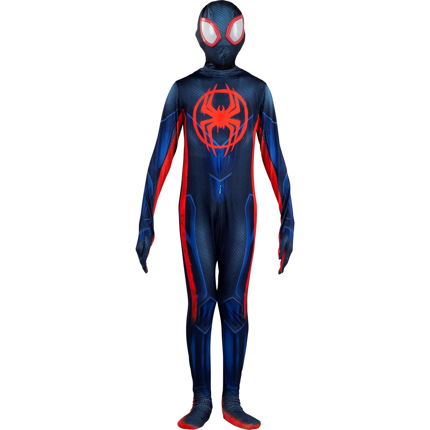 Traje Zentai Oficial Marvel Miles Morales Juvenil Deluxe