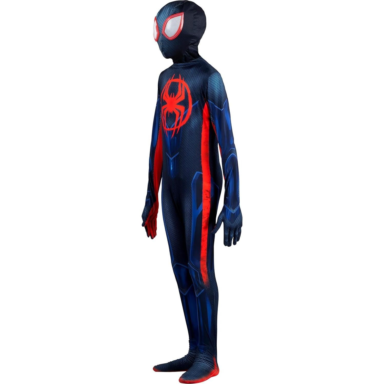 Traje Zentai Oficial Marvel Miles Morales Juvenil Deluxe