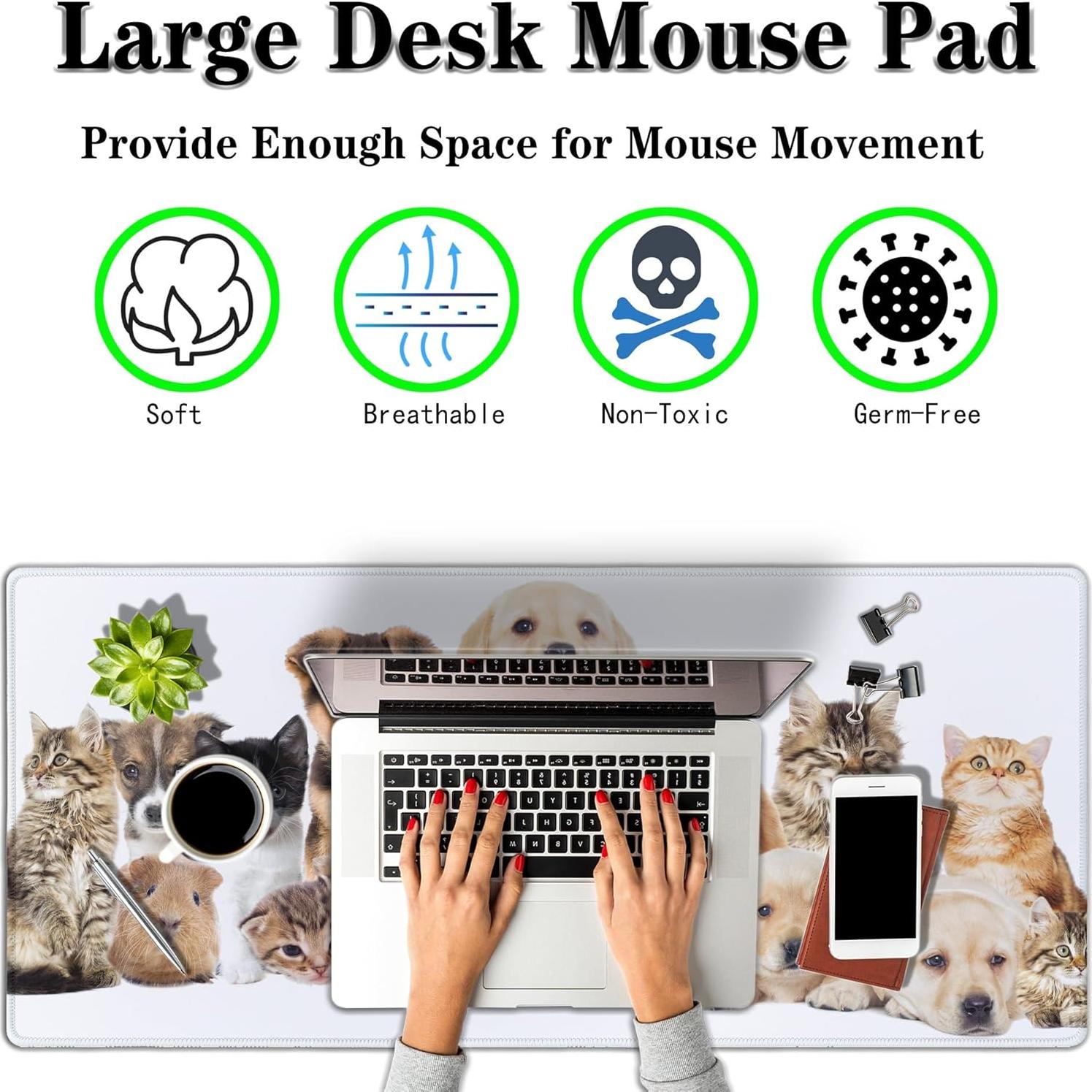 Alfombrilla de Escritorio Samgula 90x40 cm Animales Lindos