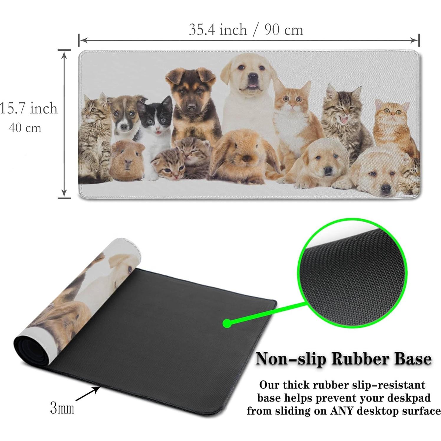 Alfombrilla de Escritorio Samgula 90x40 cm Animales Lindos