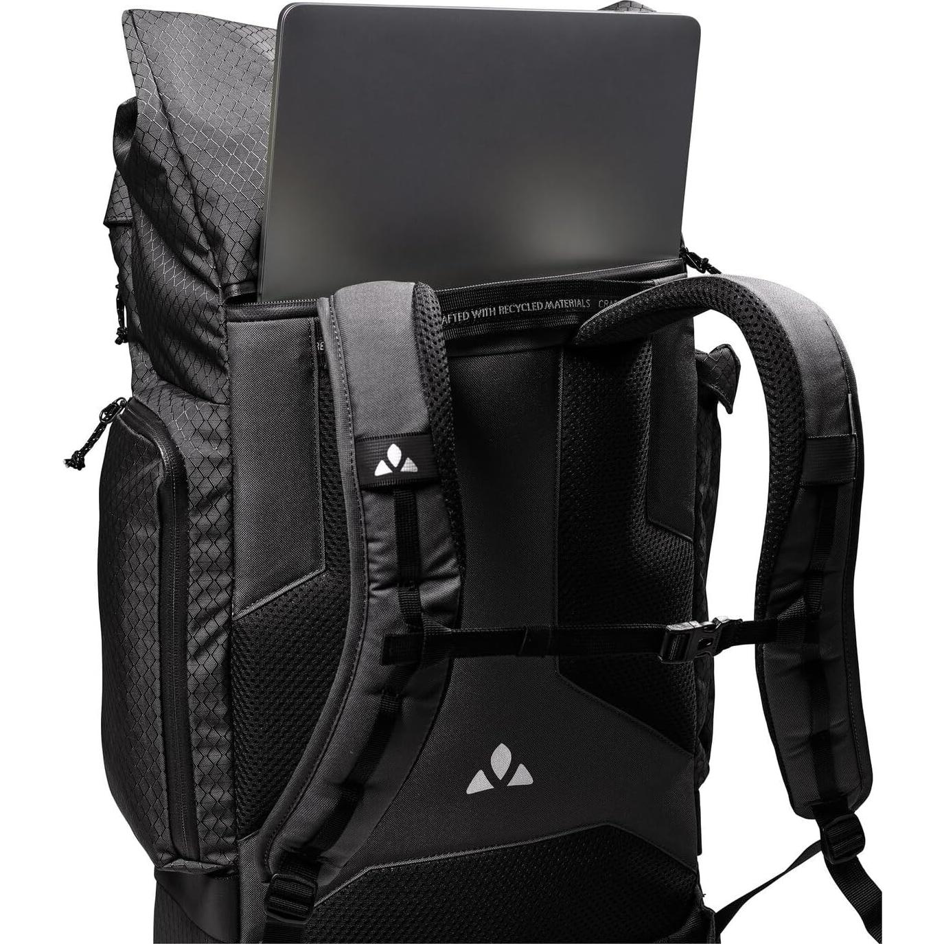 Mochila de Bicicleta VAUDE Cyclist 27L Negra para Laptop 15.6"