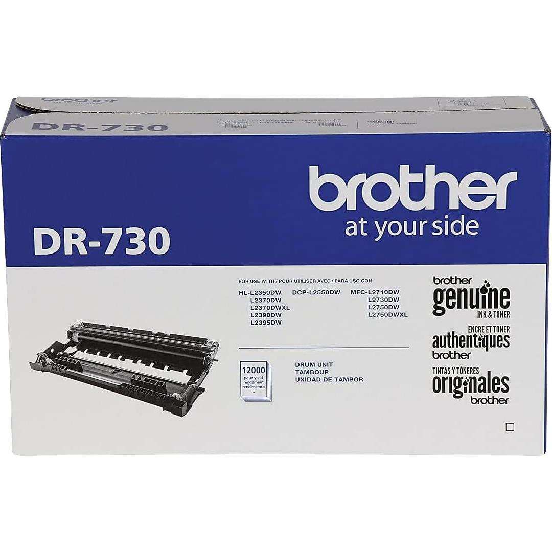Unidad de Tambor Brother DR-730, Rinde 12,000 Páginas