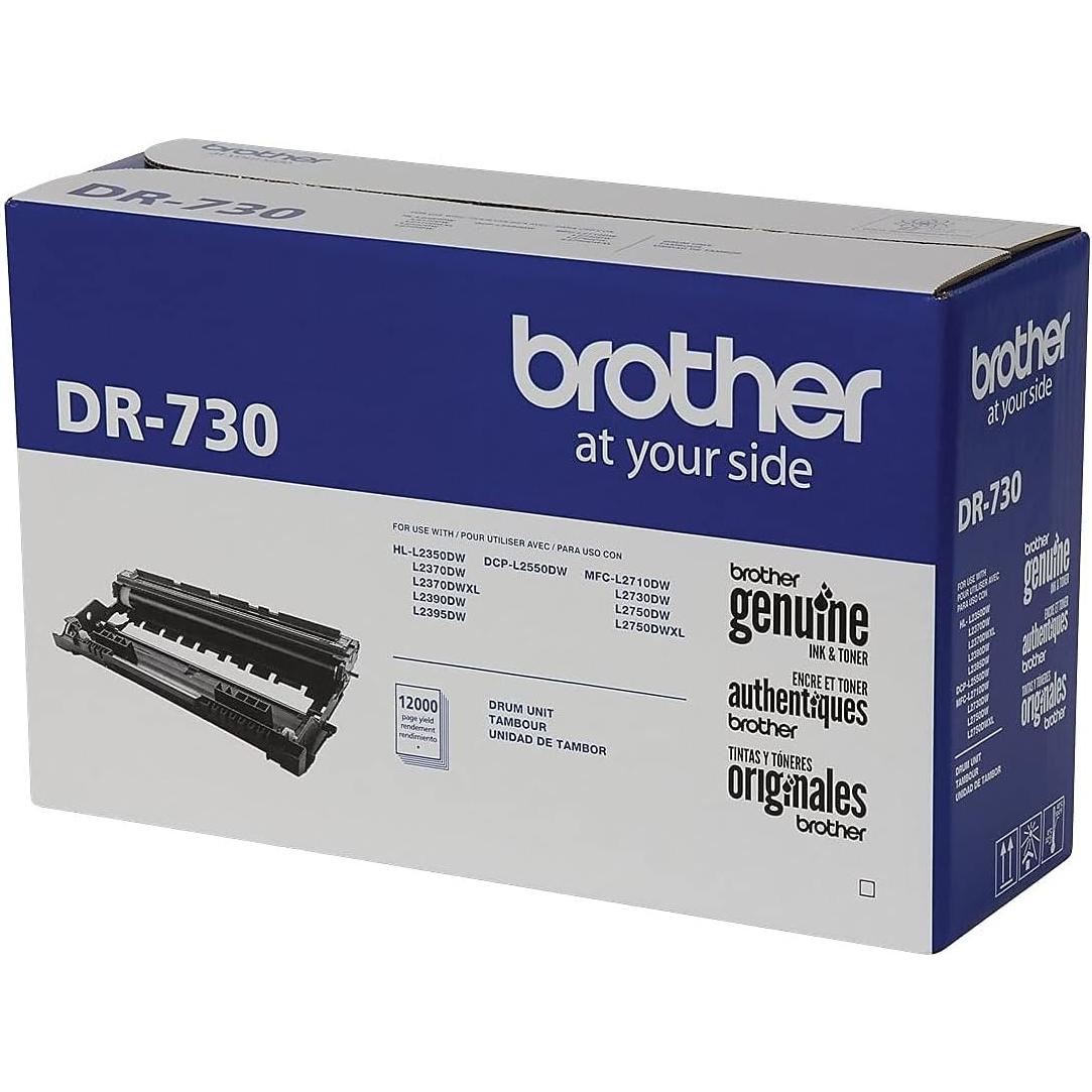 Unidad de Tambor Brother DR-730, Rinde 12,000 Páginas