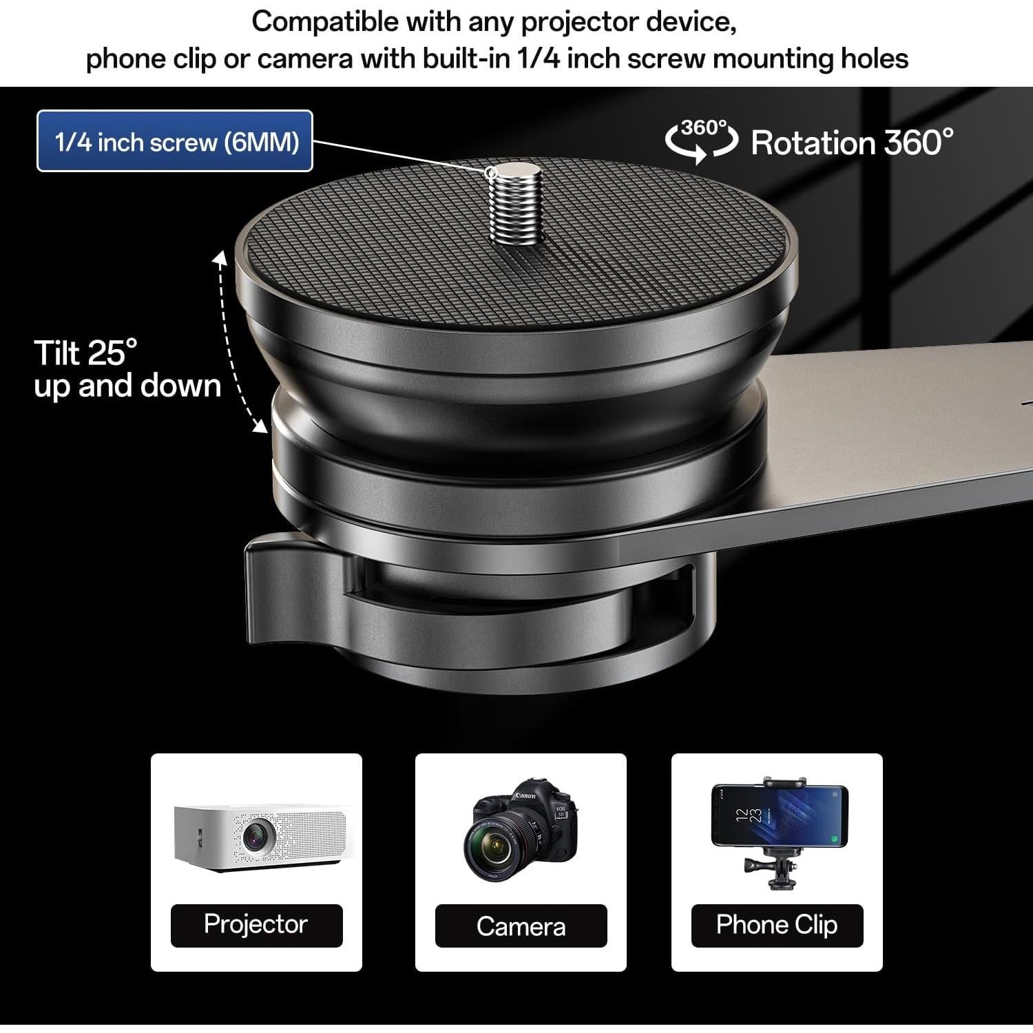 Soporte de Piso para Proyector Perfectisan Ajustable 101-156 cm