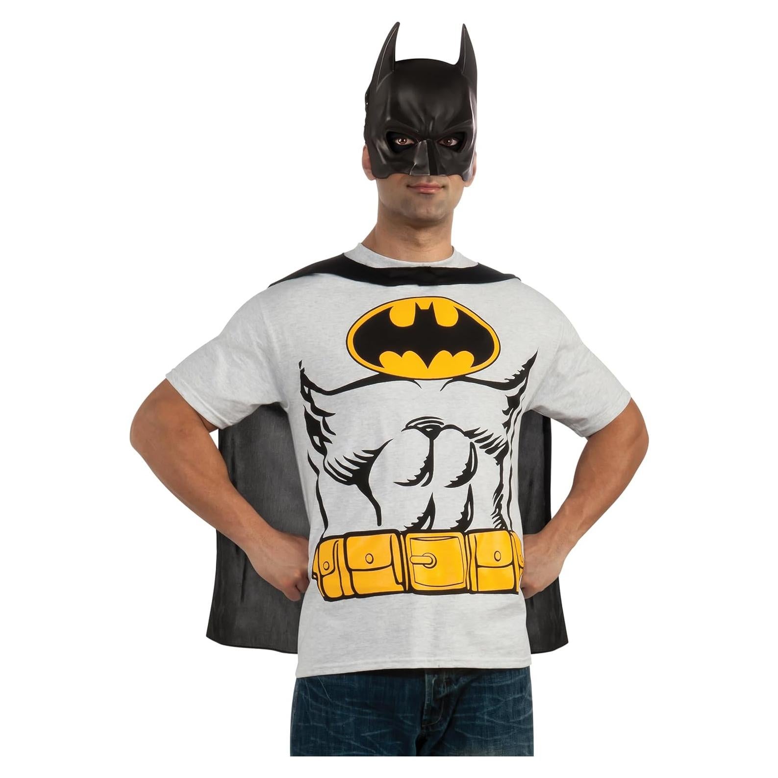 Camiseta disfraz Batman Rubie's para hombres con capa y máscara