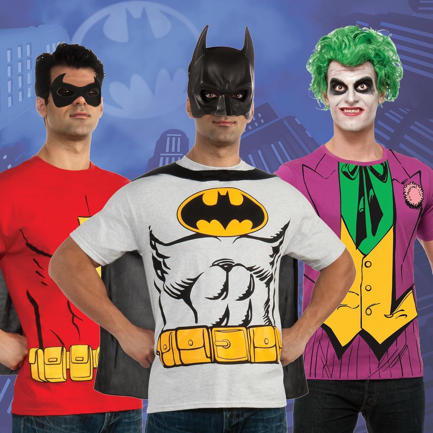 Camiseta disfraz Batman Rubie's para hombres con capa y máscara