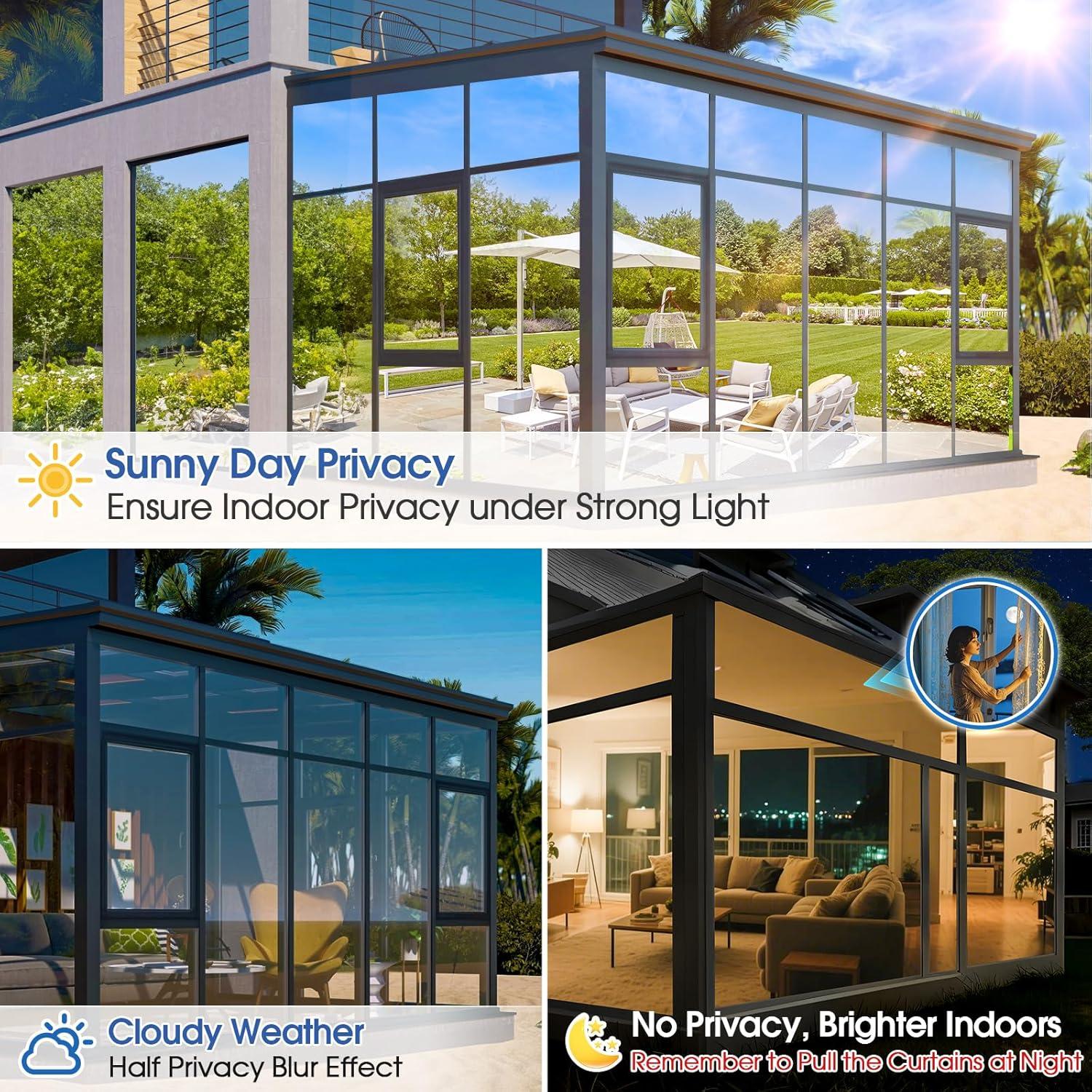 Película de Ventana Windimiley 0.89 m² Espejo Negro UV