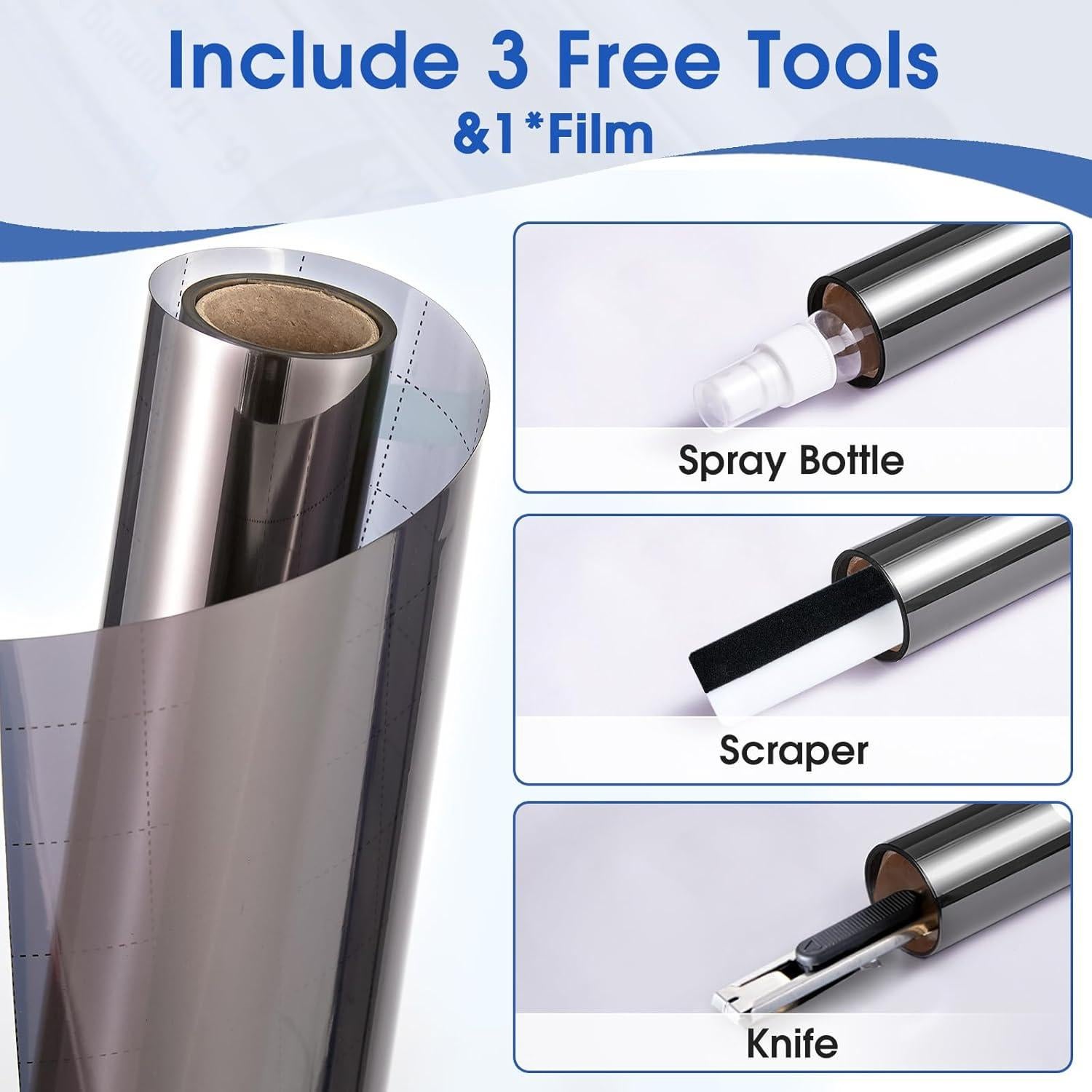 Película de Ventana Windimiley 0.89 m² Espejo Negro UV