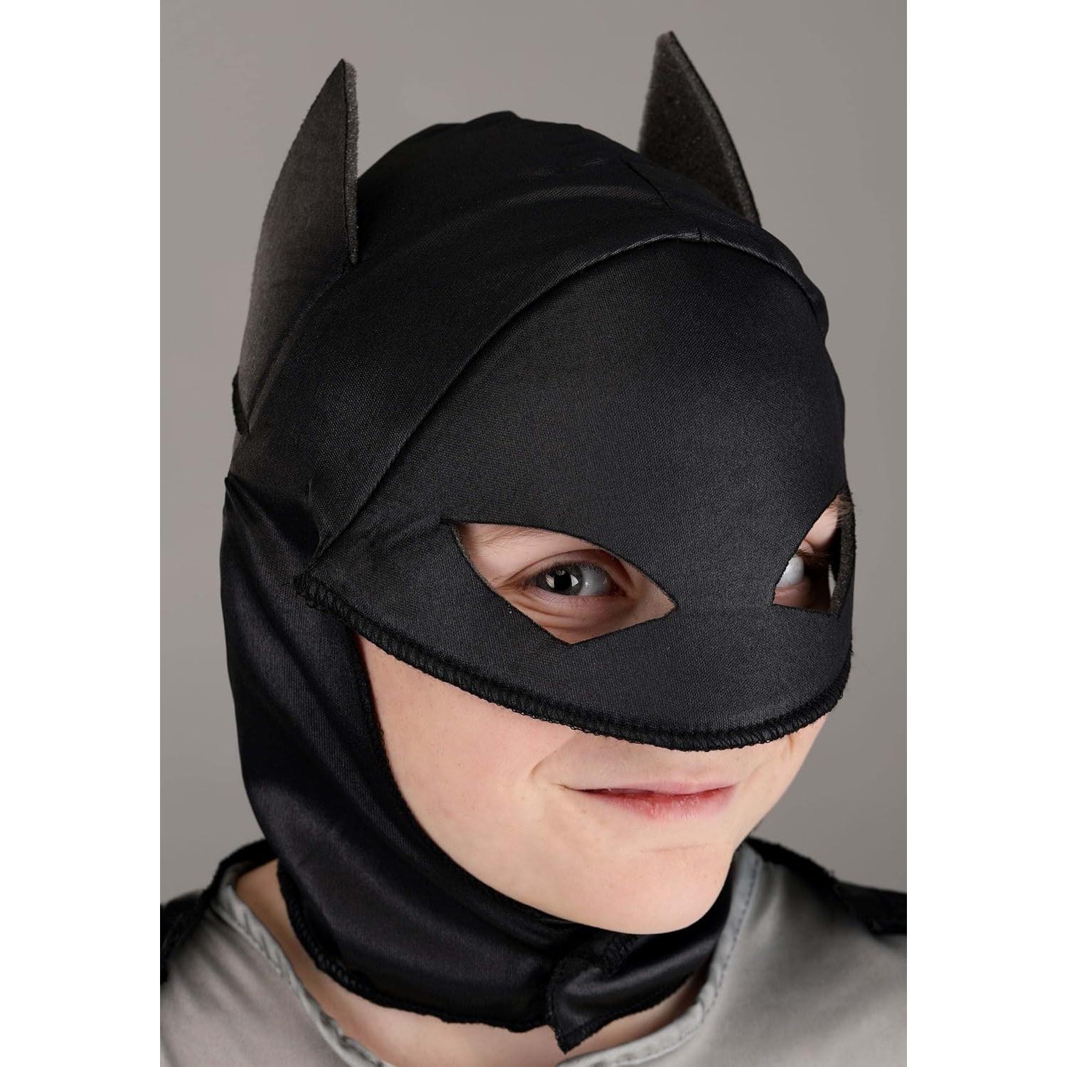 Disfraz Clásico de Batman para Niños - Mono con Capa y Máscara