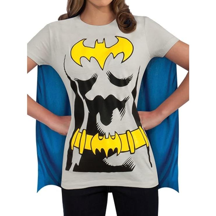 Camiseta de disfraz Batgirl Rubie's con capa y máscara