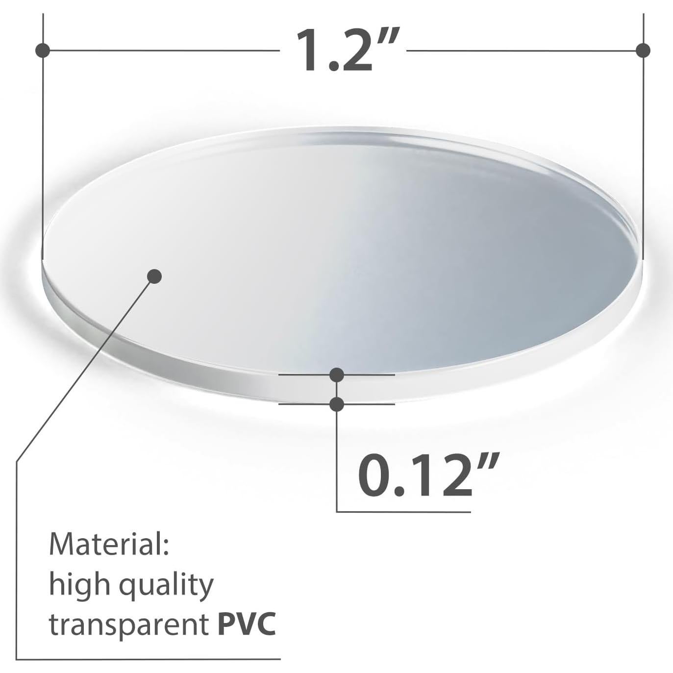 Topes de Vidrio X-Protector 20 PCS Antideslizantes 3.05 cm