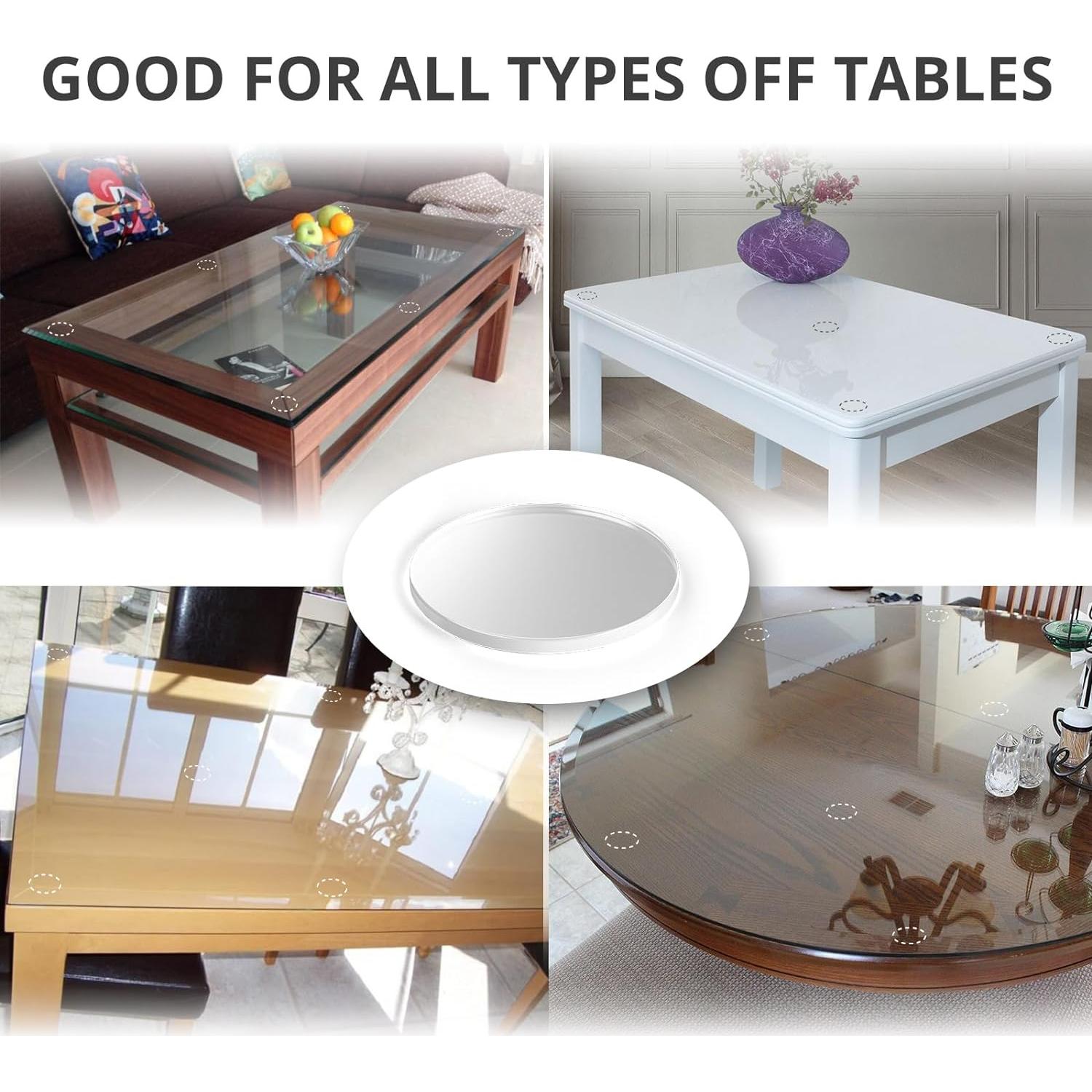 Topes de Vidrio X-Protector 20 PCS Antideslizantes 3.05 cm