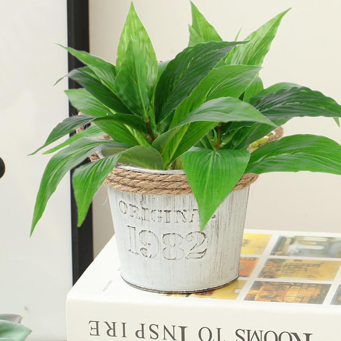 CATTREE Agave Artificial Verde 4 Pcs 28 cm Decoración Hogar