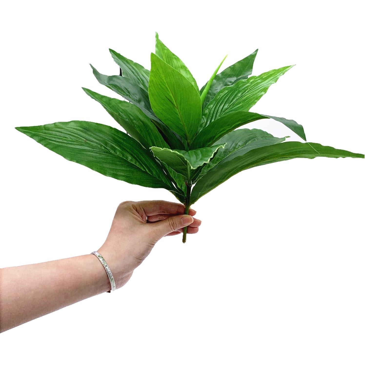 CATTREE Agave Artificial Verde 4 Pcs 28 cm Decoración Hogar