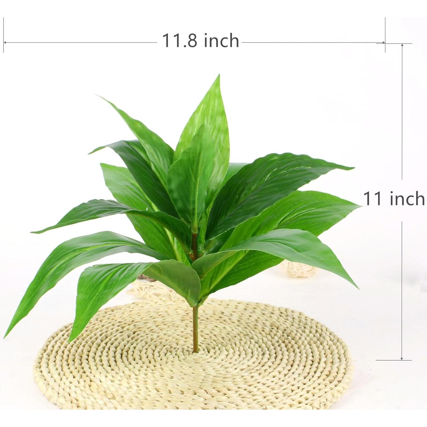 CATTREE Agave Artificial Verde 4 Pcs 28 cm Decoración Hogar