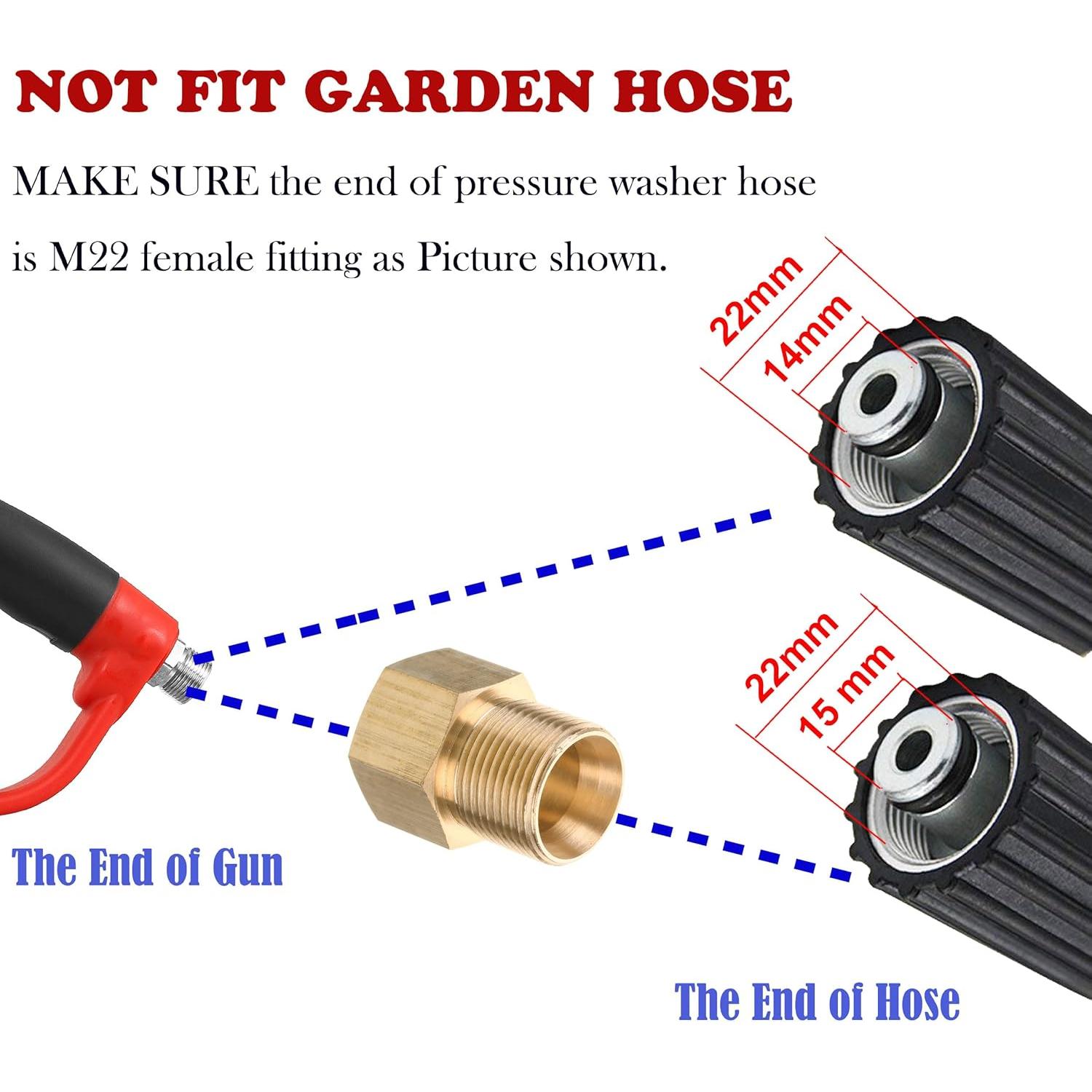 Pistola de Lavado a Presión Tool Daily 101.6 cm 5000 PSI