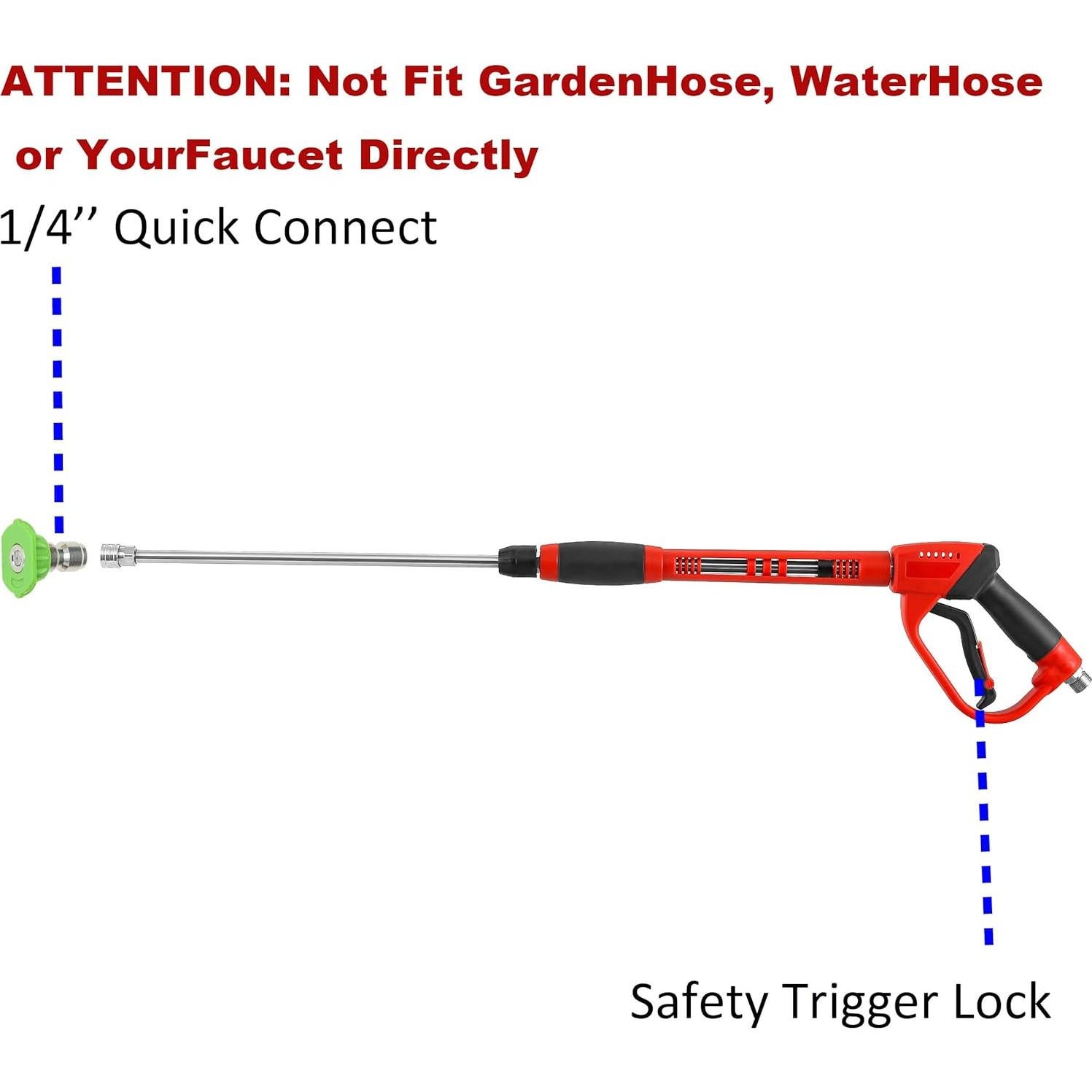 Pistola de Lavado a Presión Tool Daily 101.6 cm 5000 PSI