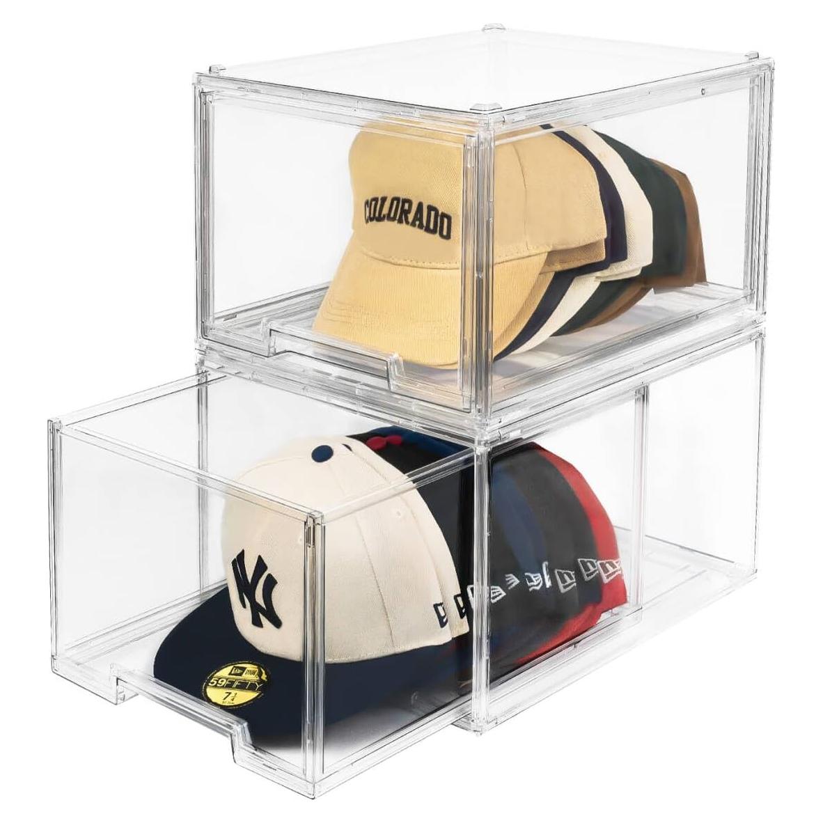 Organizador de Sombreros SCAVATA - 2 Paquete Transparente