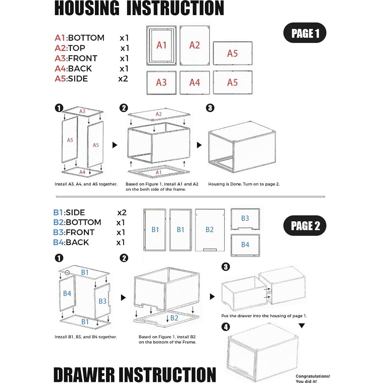 Organizador de Sombreros SCAVATA - 2 Paquete Transparente