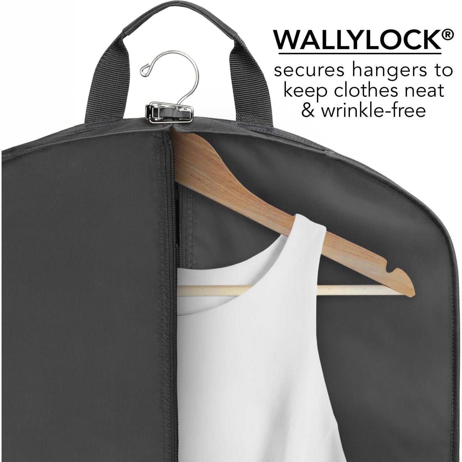 Bolsa de Viaje WallyBags 152 cm Tri-Fold para Prendas Negra