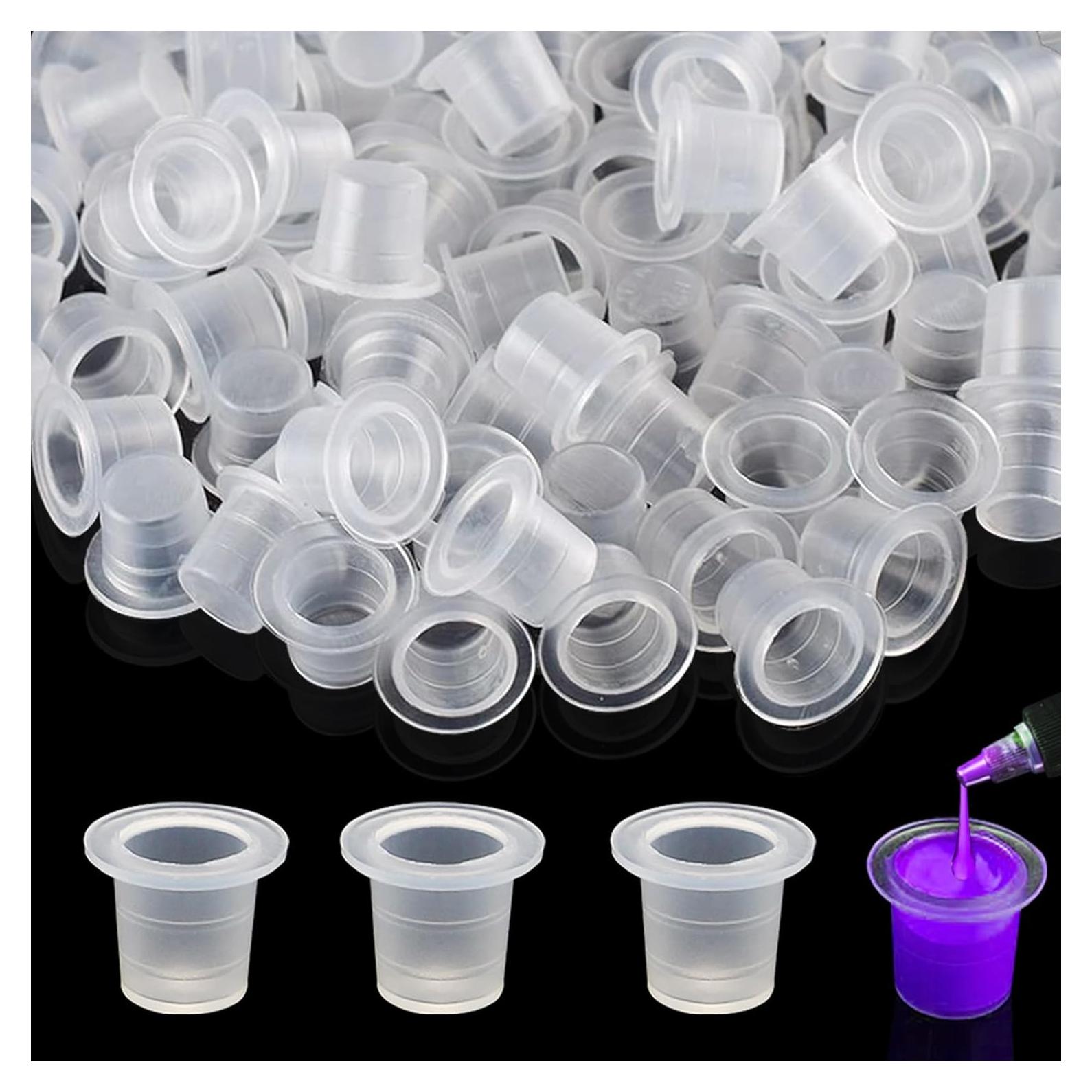 Tazas de Tinta para Tatuajes Romlon 1000 Pcs #9 Plástico