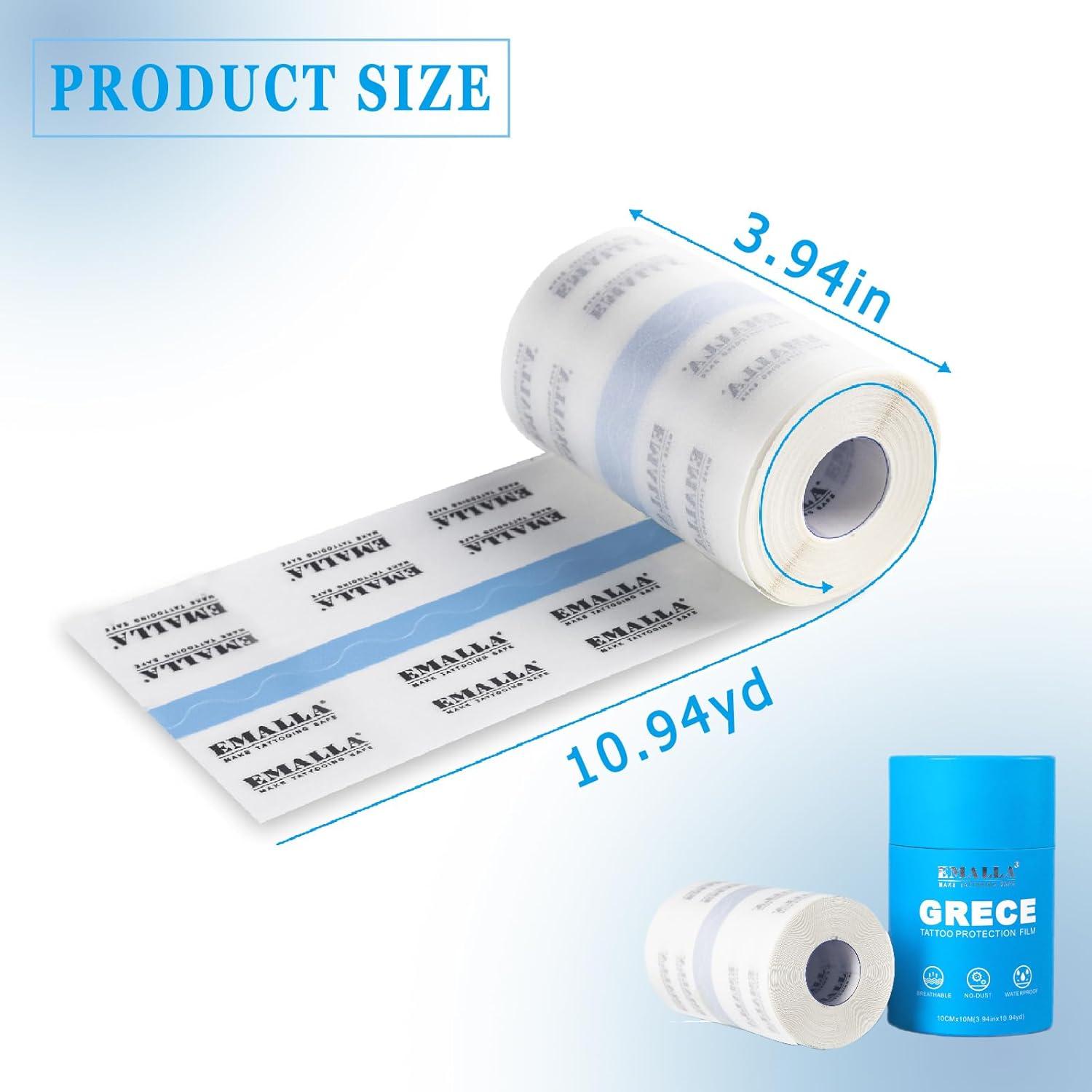 Vendaje para Cuidado de Tatuajes SOTICA 10cm x 9.14m Impermeable