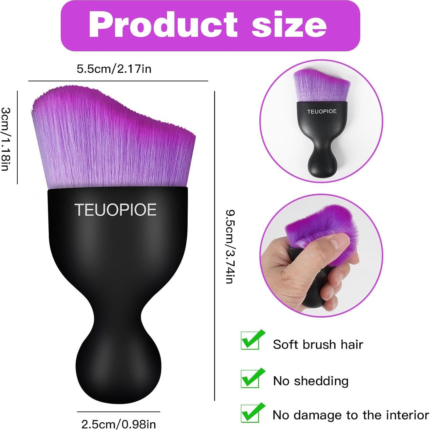 Cepillo de Limpieza Interior de Coche TEUOPIOE BS - 18g