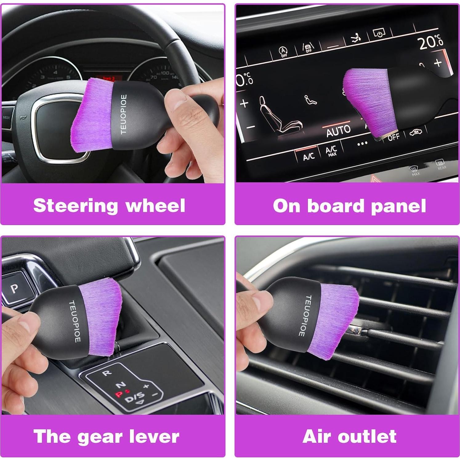 Cepillo de Limpieza Interior de Coche TEUOPIOE BS - 18g